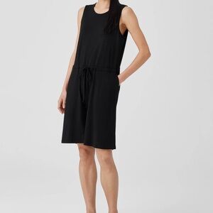 Eileen Fisher System Short Jumpsuit Stretch Black size S/P
